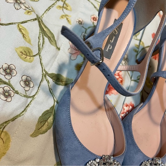 SJP Abute Blue Rhinestone Heels - Picture 12 of 15